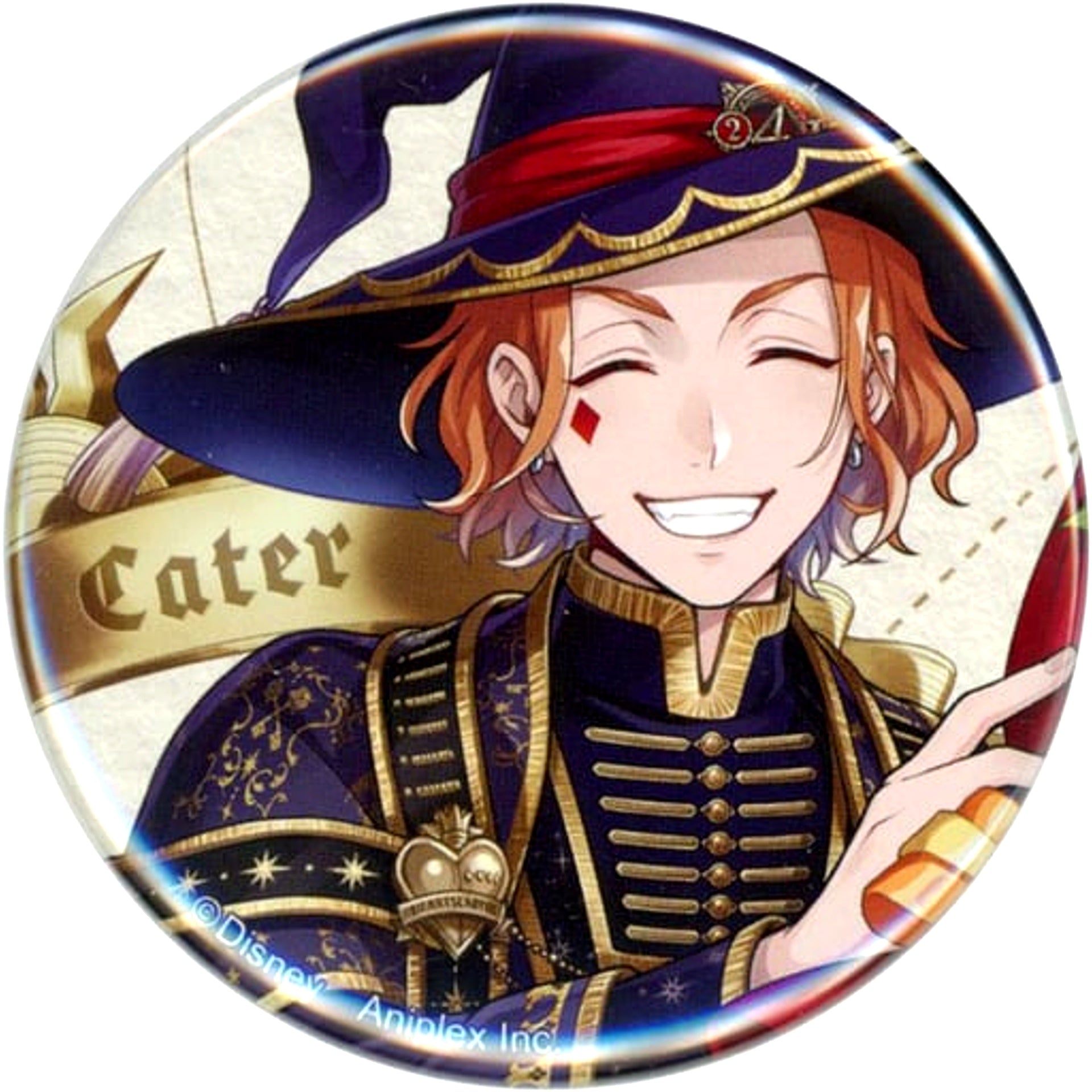 Cater Diamond Disney Twisted-Wonderland Button Collection Broomquet Birthday Ver. Premium Birthday 2023 POP UP SHOP in Animate [USED]