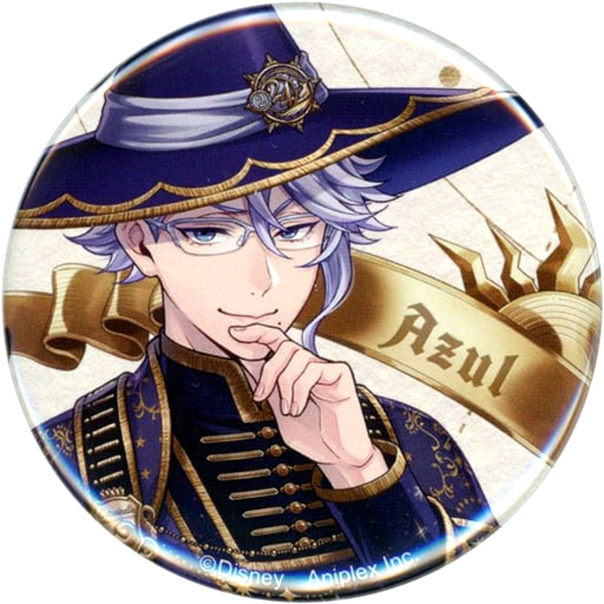 Azul Ashengrotto Disney Twisted Wonderland Button Collection Bloom Birthday Ver. Premium Birthday 2023 POP UP SHOP in Animate [USED]