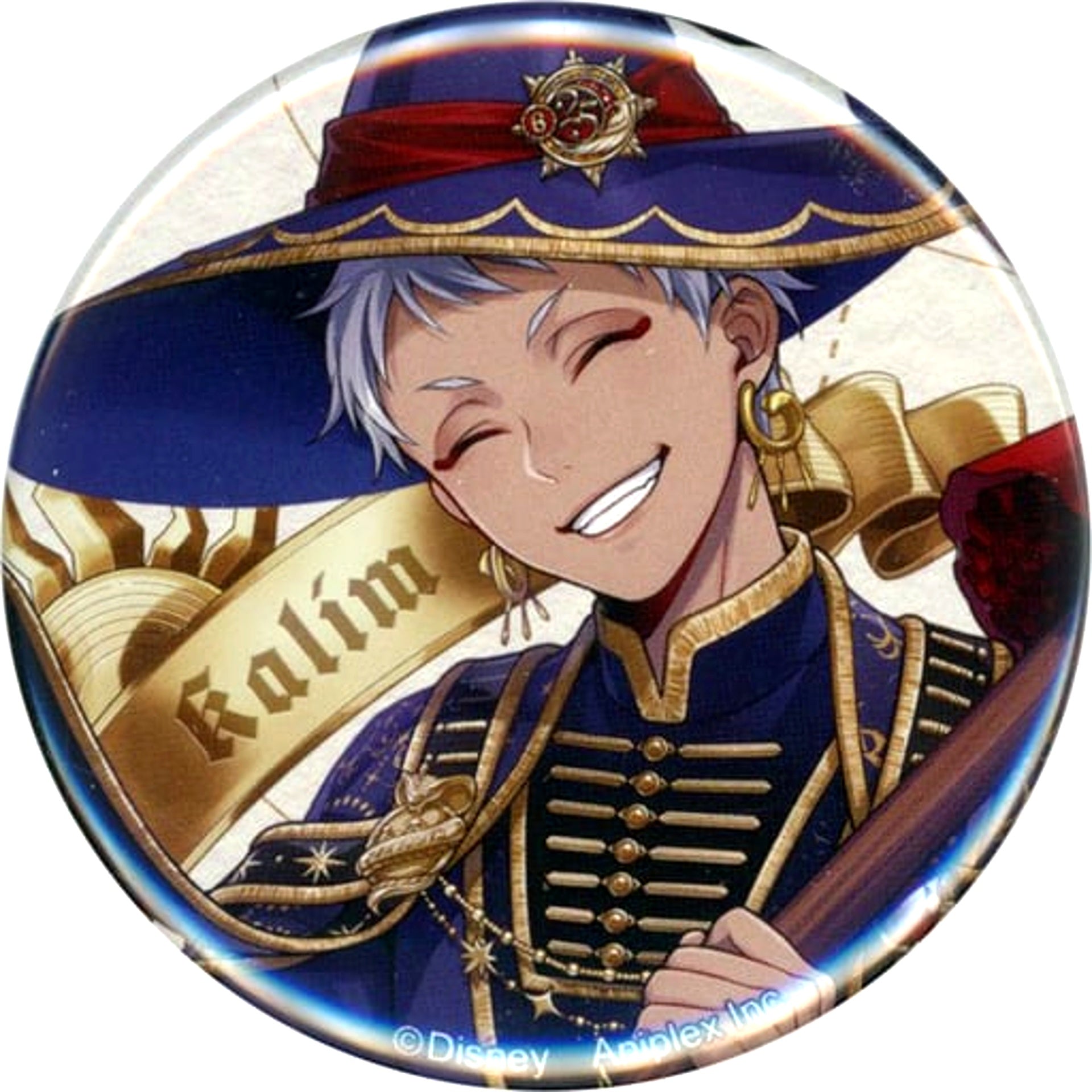 Kalim Al-Asim Disney Twisted Wonderland Button Collection Bloom Birthday Ver. Premium Birthday 2023 POP UP SHOP in Animate [USED]