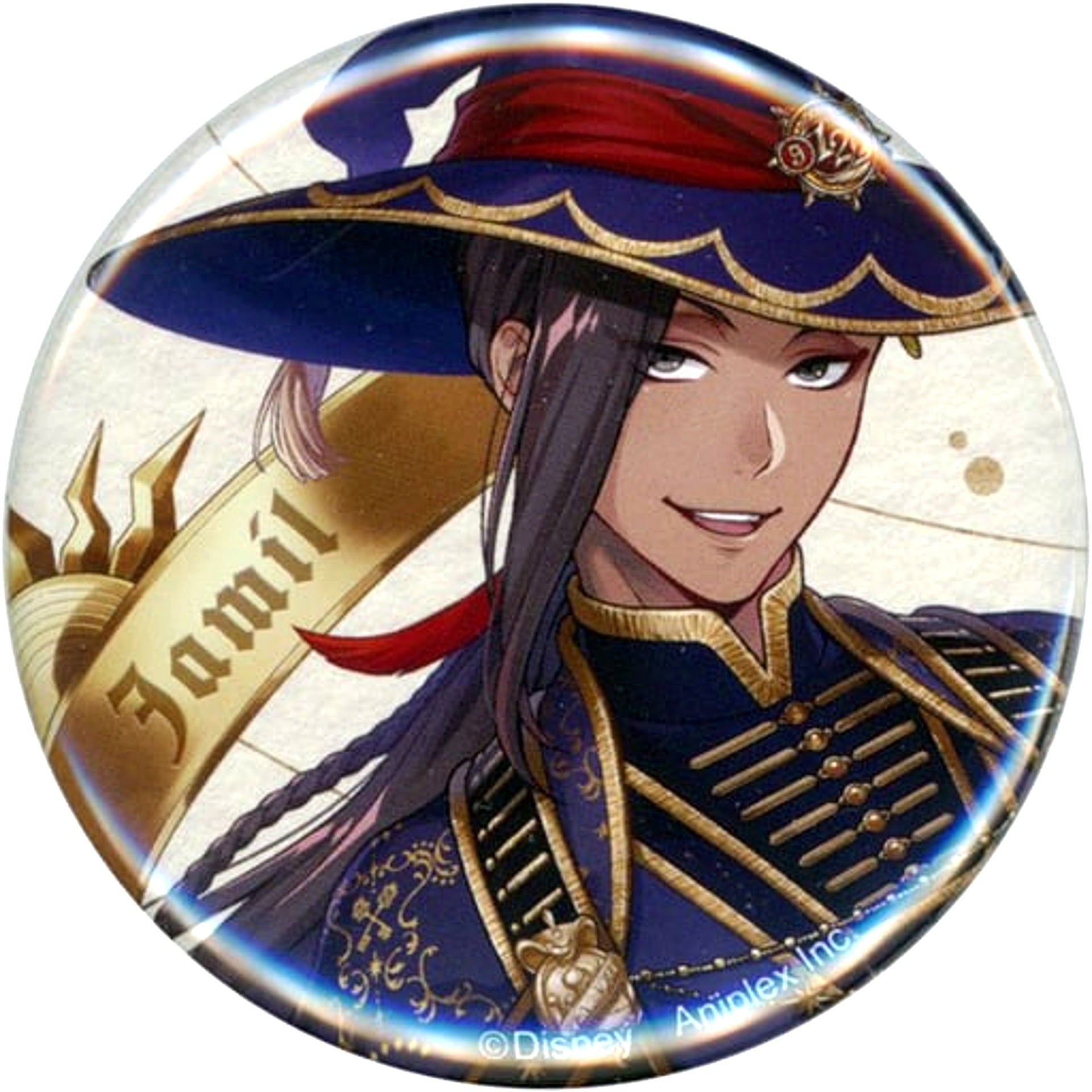 Jamil Viper Disney Twisted Wonderland Button Collection Bloom Birthday Ver. Premium Birthday 2023 POP UP SHOP in Animate [USED]