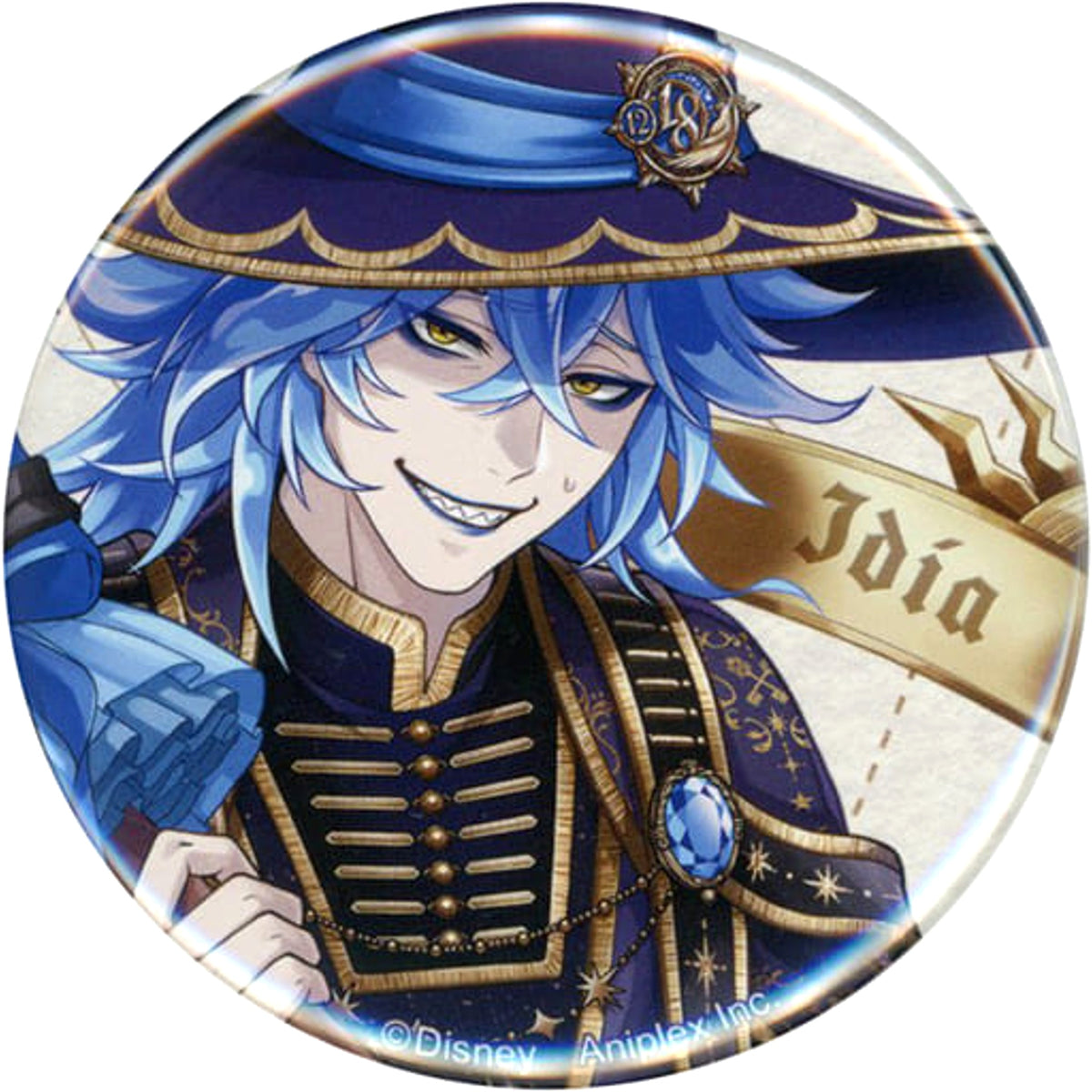 Disney: Twisted-Wonderland Idia Shroud Can Badge Collection Bloom Birthday Ver. Premium Birthday 2023 Pop Up Shop in animate Limited Buttons [USED]