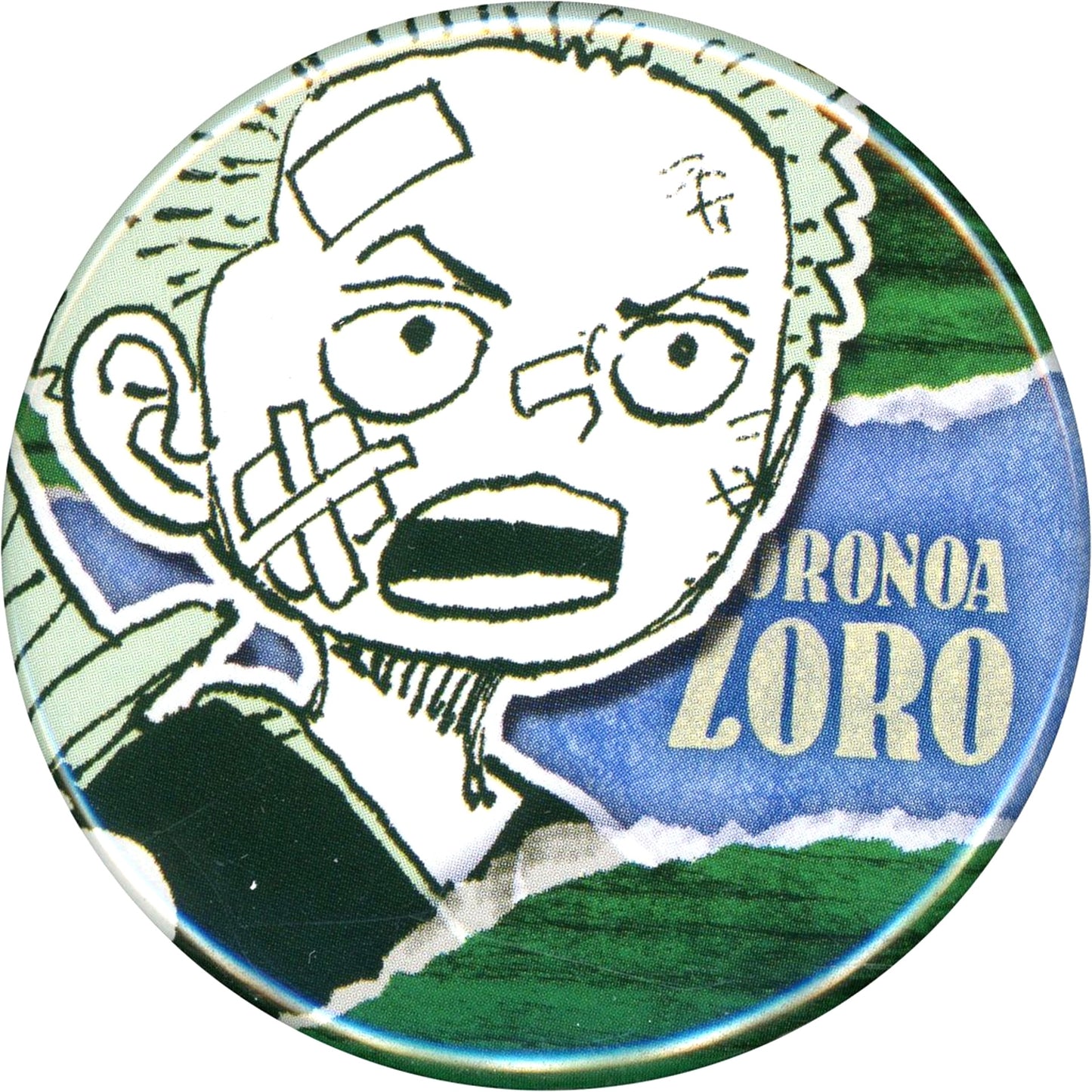 Roronoa Zoro One Piece Collection Button Petit Childhood Vol.2 [USED]