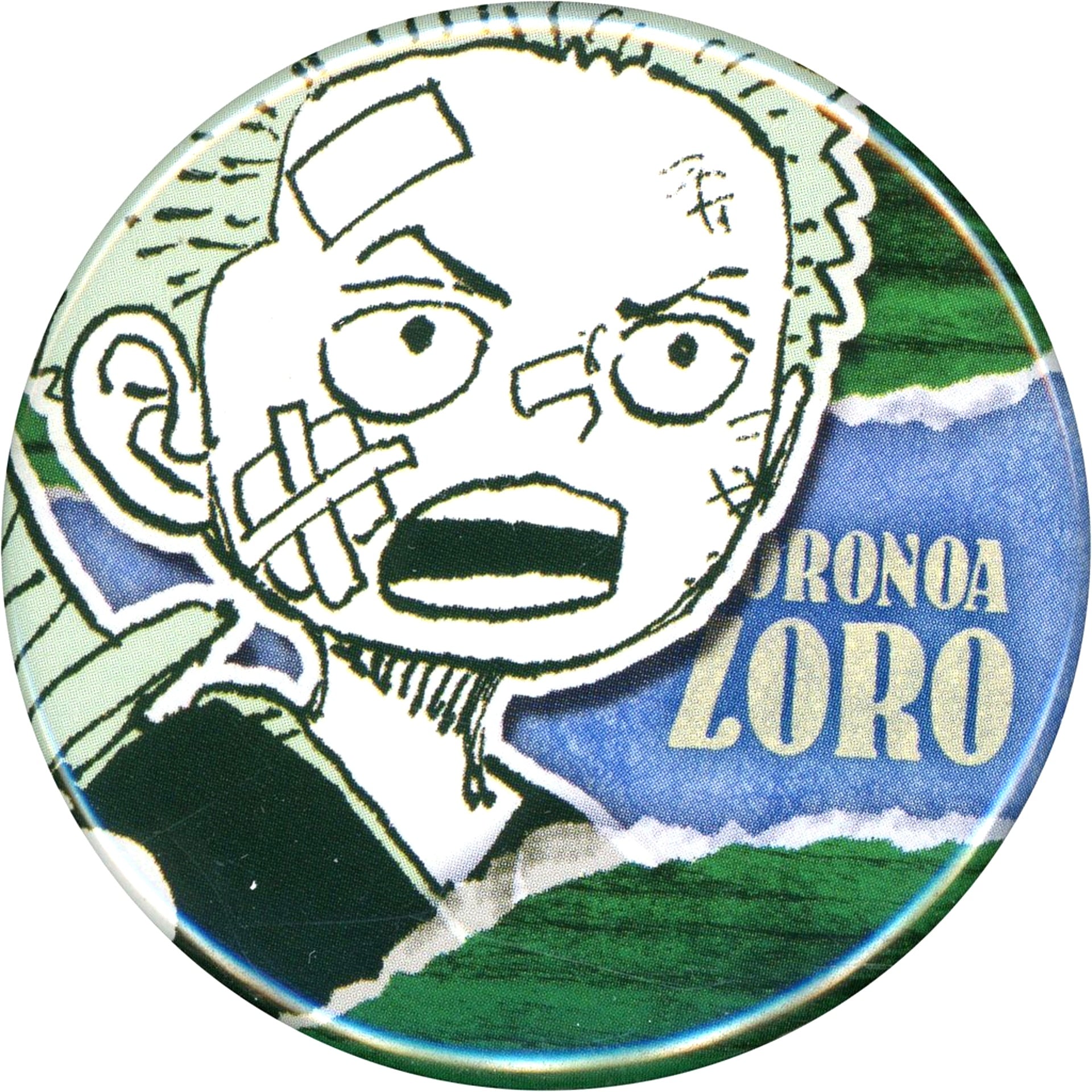 Roronoa Zoro One Piece Collection Button Petit Childhood Vol.2 [USED]
