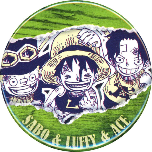 Monkey D. Luffy, Portgas D. Ace, Sabo One Piece Collection Petit Button Childhood Vol. 2 [USED]
