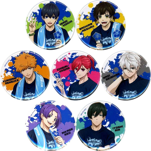 Set of 7 Blue Lock Egoist Festa Trading Button [USED]