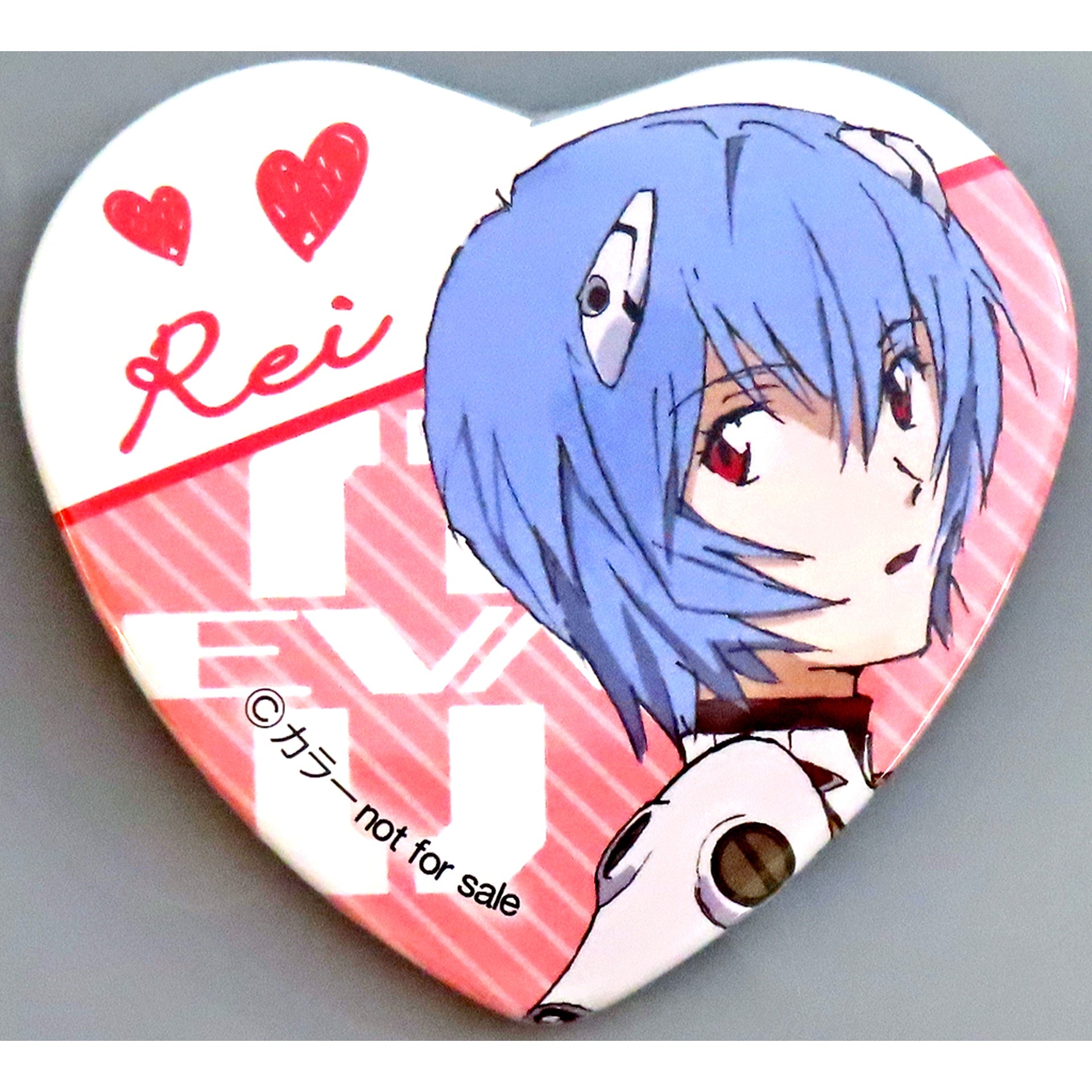 Rei Ayanami Plugsuit Pink Heart Button Included Item for Neon Genesis Evangelion Chocolate Crunch BOX Rei [USED]