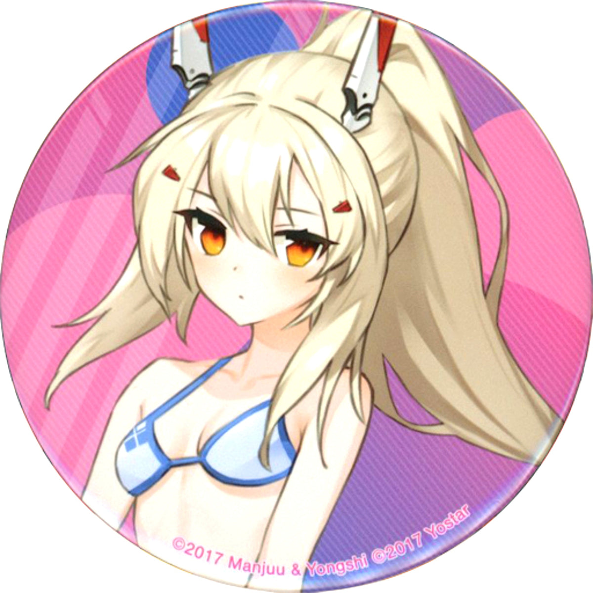 Ayanami B Azur Lane Swimsuit Ver. New Illustration One-Strike Button Collection with Winners [USED]
