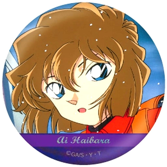 2 Ai Haibara Detective Conan Scene Shot Trading Hologram Button Ai Haibara [USED]