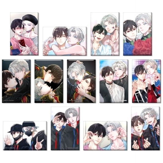 J Noa Kiss Me Crying All 13 Types Set Trading Square Button [USED]