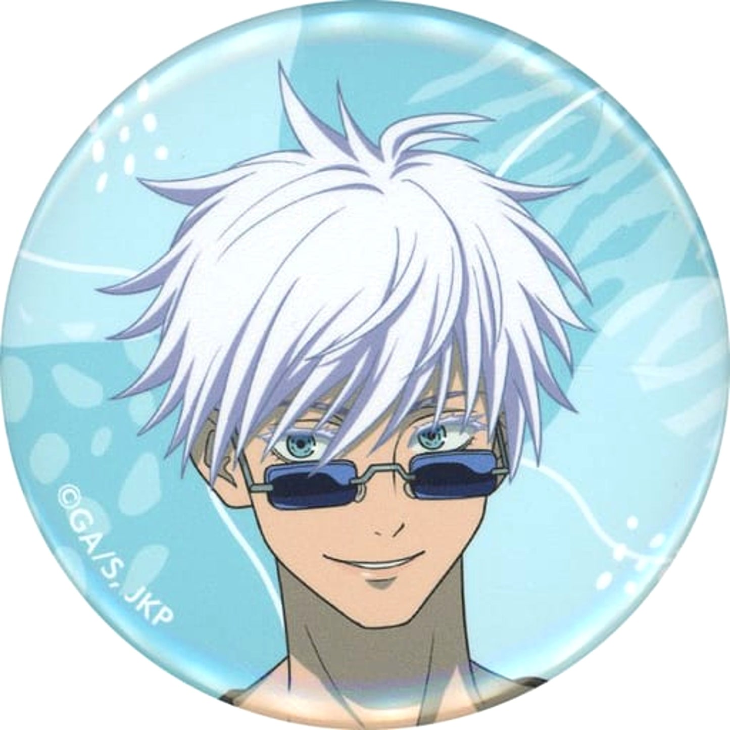 Satoru Gojo Close-up Jujutsu Kaisen Zookeeper Ver. Newly Drawn Illustration Random Button Tobu Zoological Park Limited [USED]