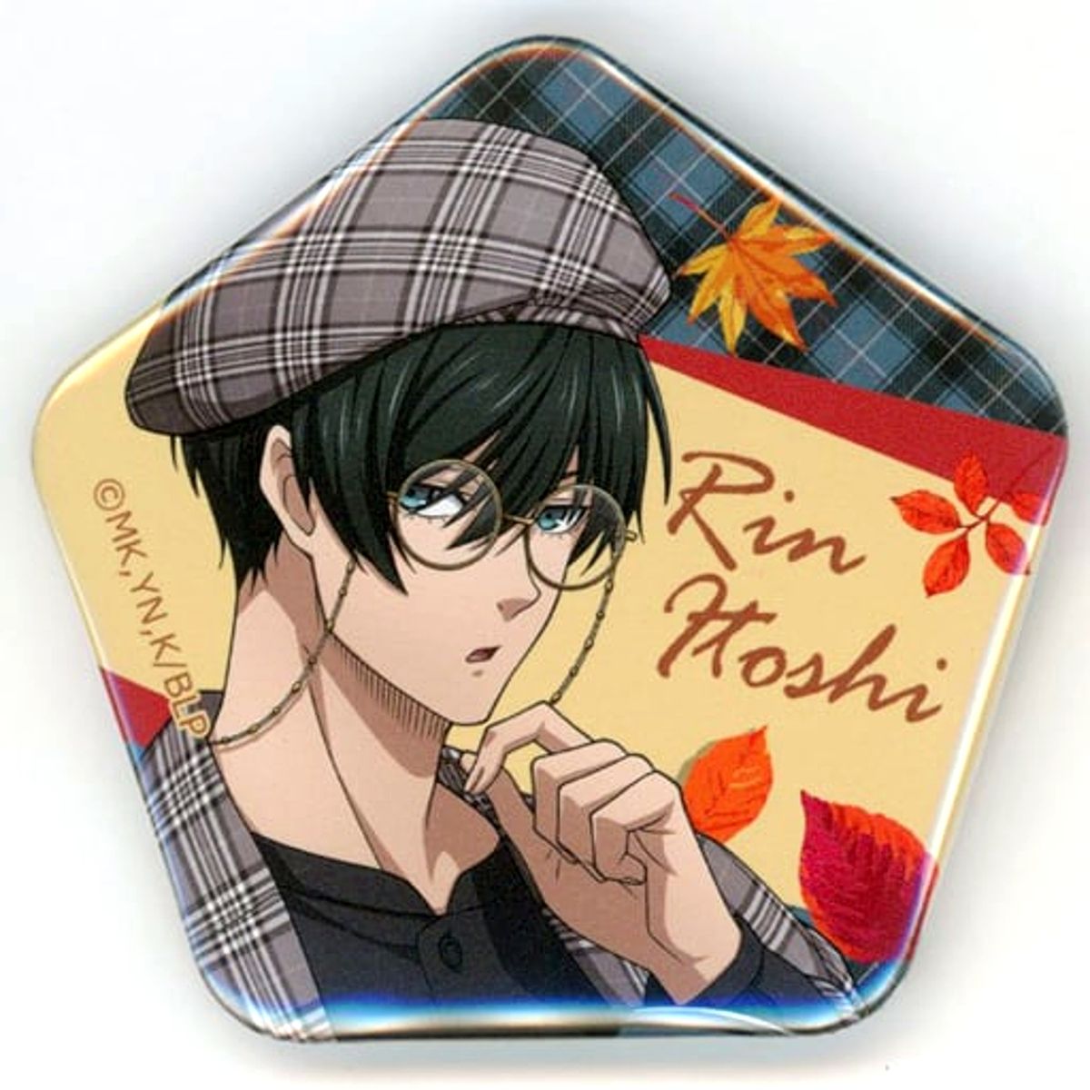 Rin Itoshi Blue Lock Autumn of Reading in Tokyo Anime Center Blind Pentagon Button [USED]
