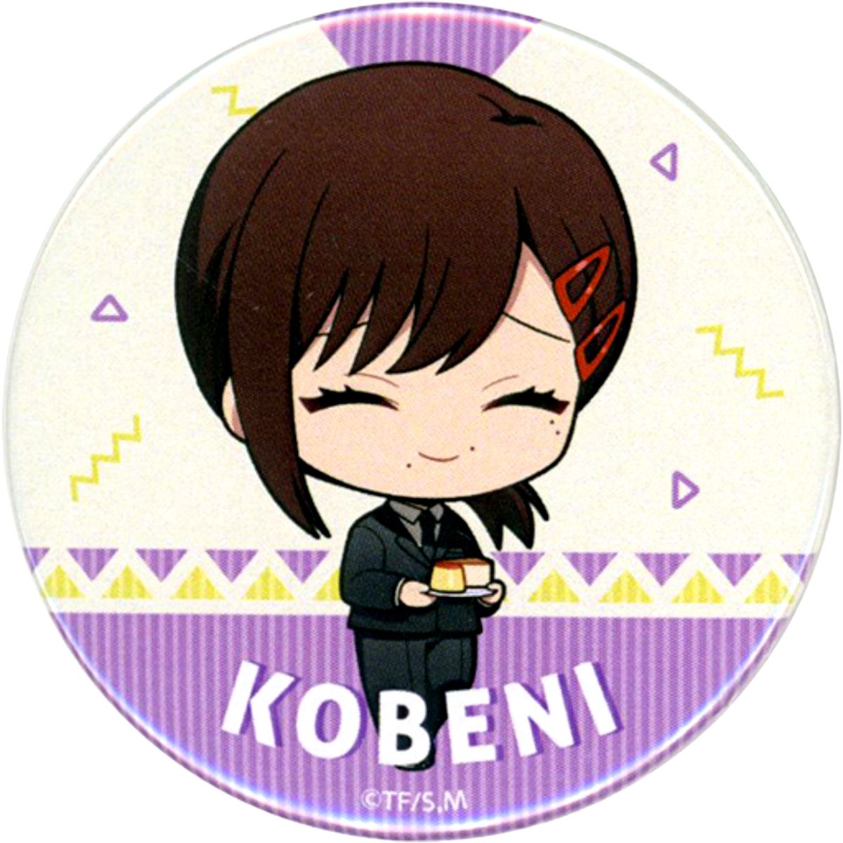 Kobeni Higashiyama Chainsaw Man and SWEETS PARADISE Trading Button [USED]