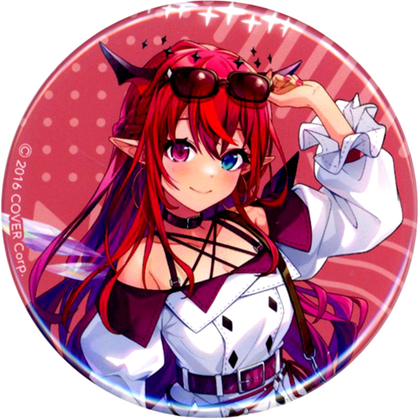 IRyS Virtual YouTuber Hololive Meet 2023 Trading Button [USED]