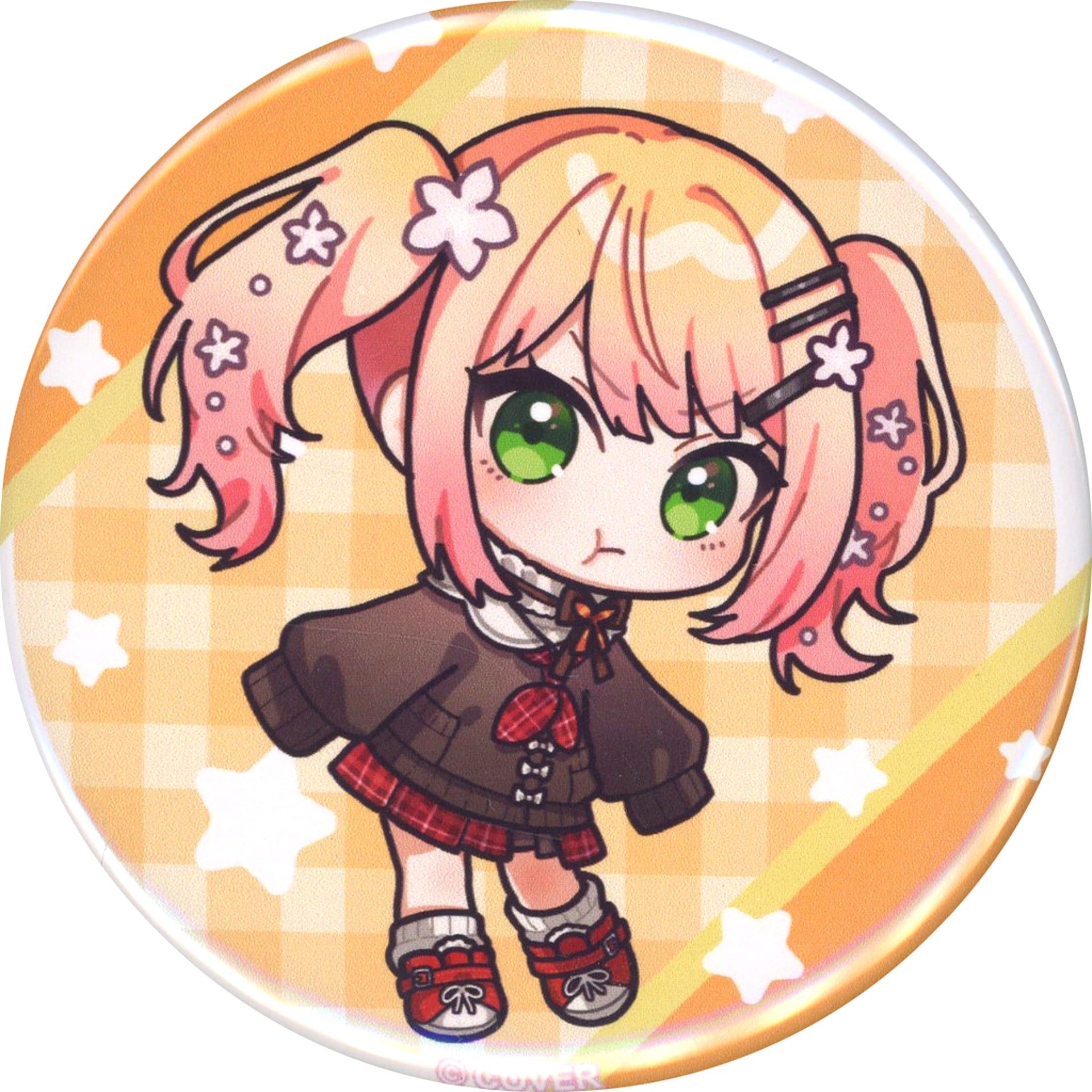 Momosuzu Nene Twin Tails Virtual YouTuber Hololive Momosuzu Nene Nenene no Ne! Release Event Commemoration Random Button [USED]