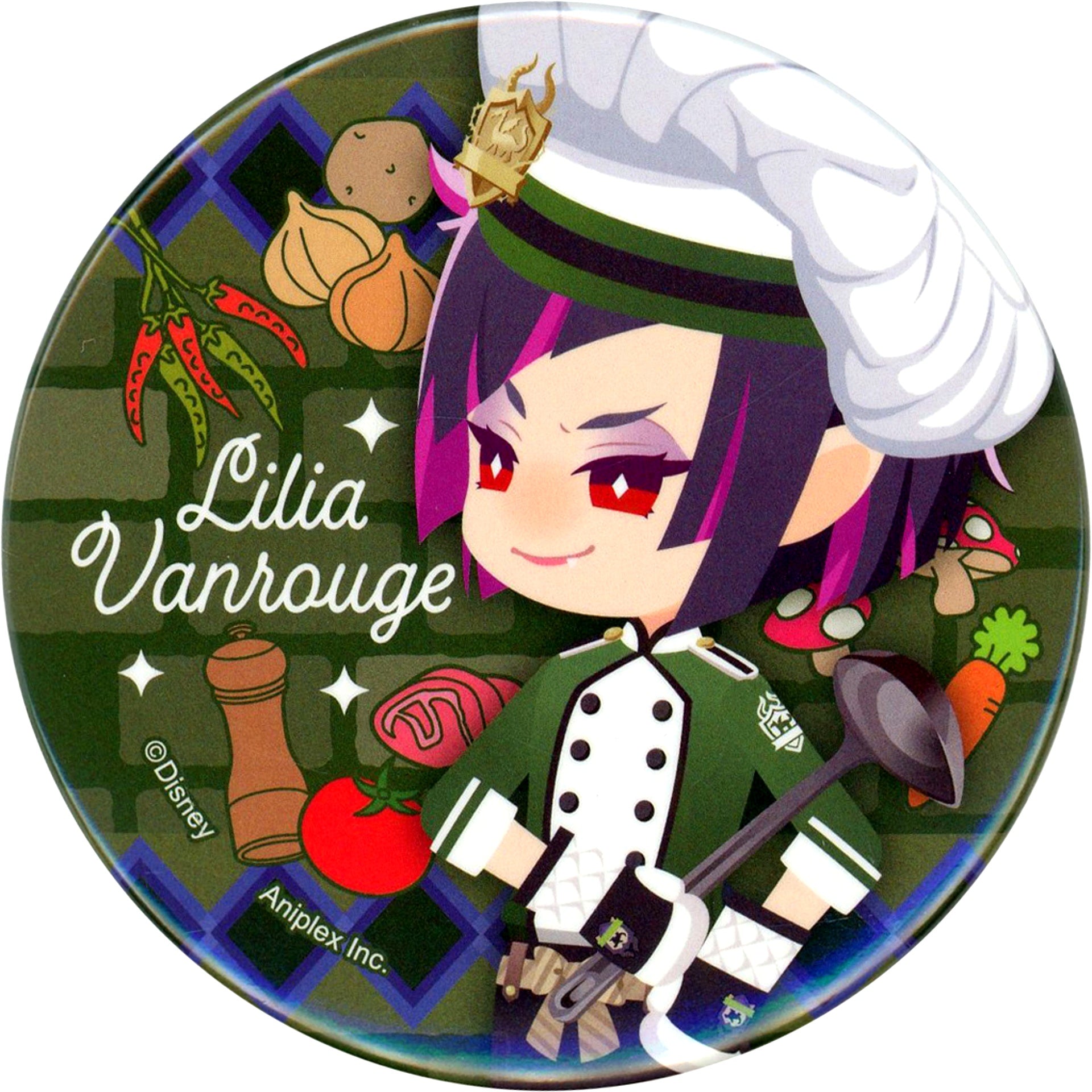 Lilia Vanrouge Disney Twisted Wonderland Button Collection Event Outfit Ver. Vol.2 Exhibition The World Born From Villains [USED]