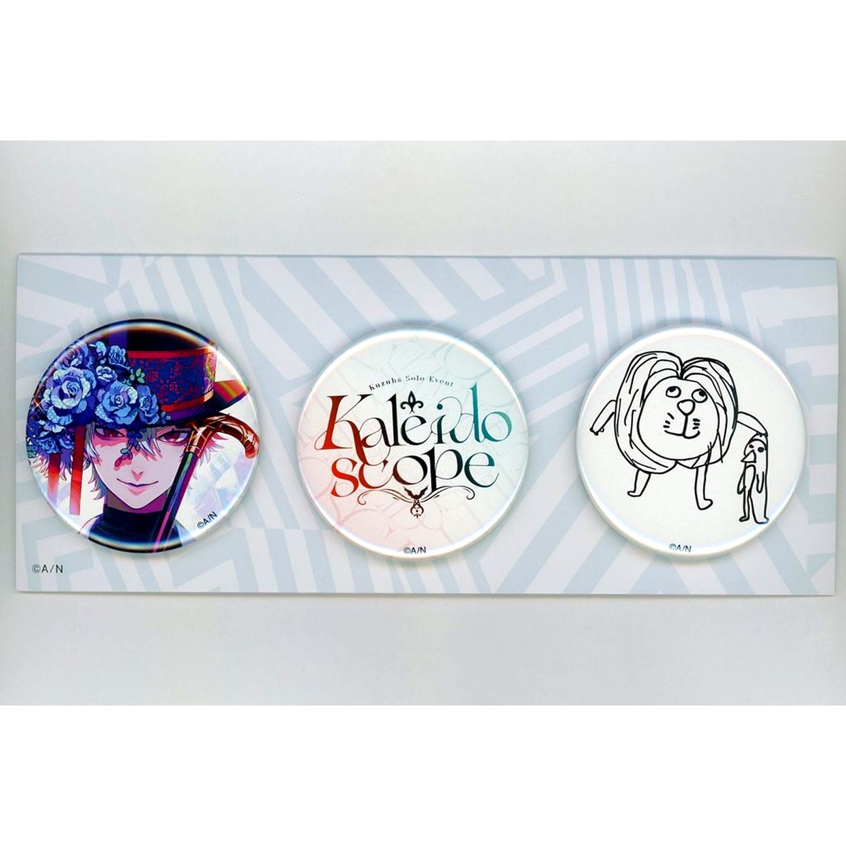 Kuzuha Virtual YouTuber Nijisanji Button Set NIJISANJI Fes 2023 Kuzuha Solo Event Kaleidoscope [USED]