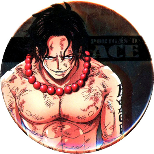 Portgas D. Ace One Piece B Character Button Collection [USED]