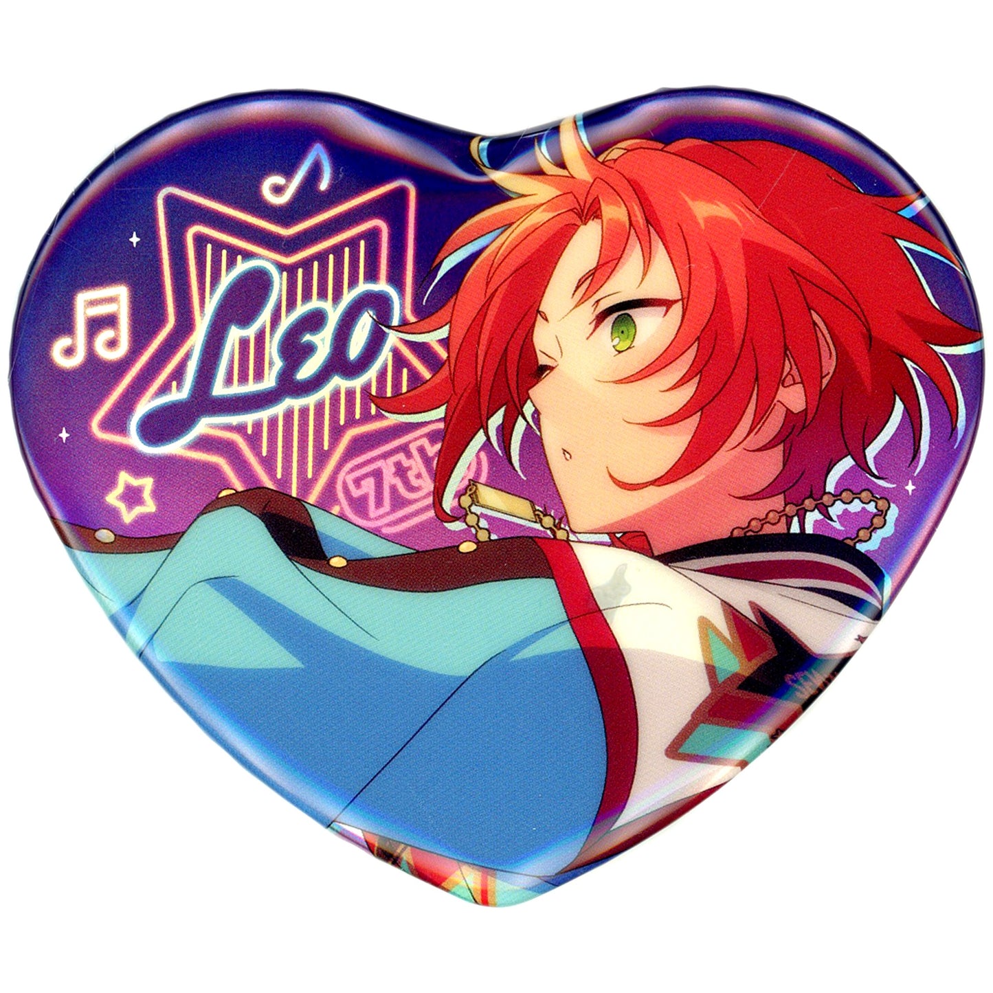 Single Item Leo Tsukinaga Heart Badge Ensemble Stars!! China 7th Anniversary Goods [USED]