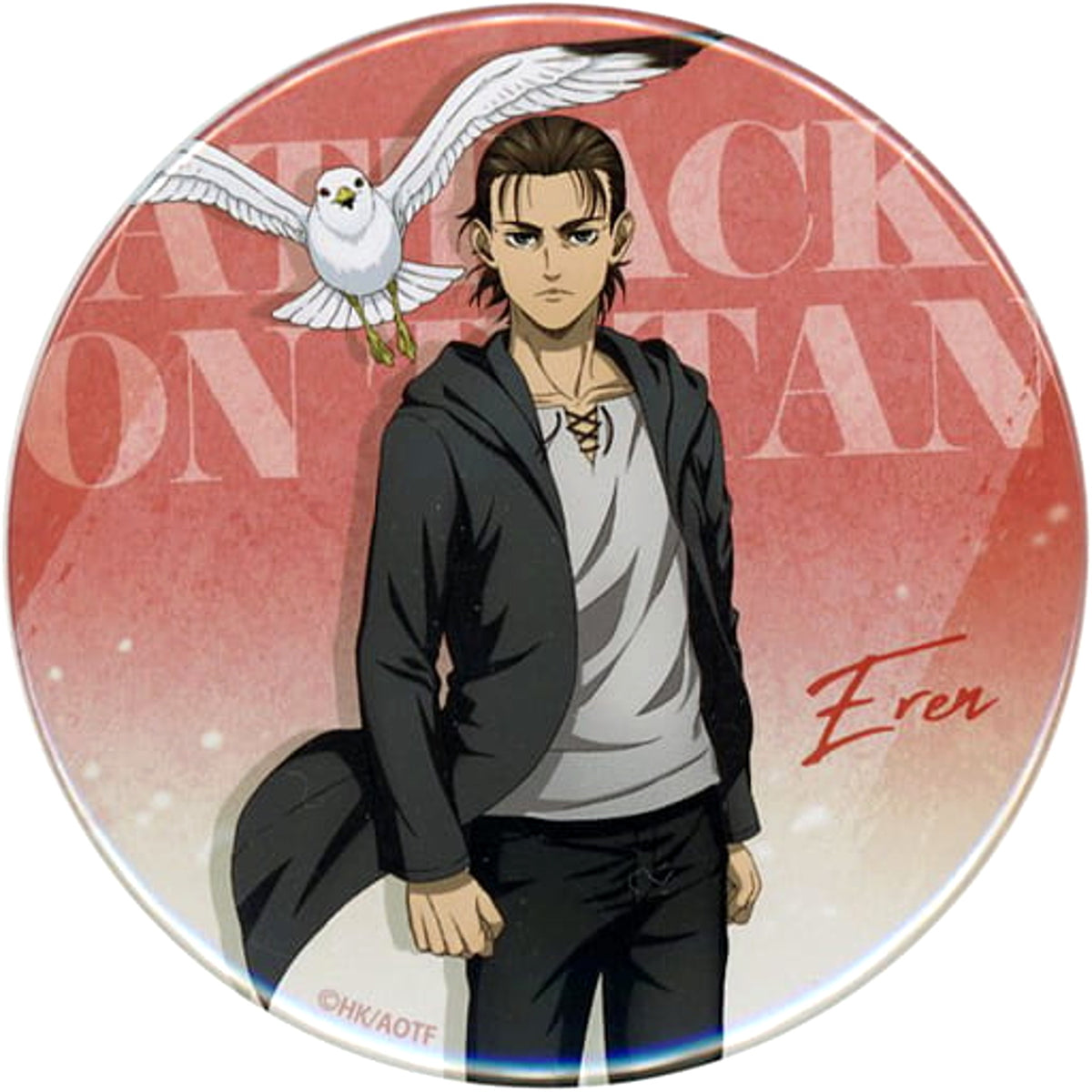 Ellen Yeager Above The Knee Attack on Titan Waku Doki Kuji Fly to Next Hope Ver. BIG Button Prize J [USED]
