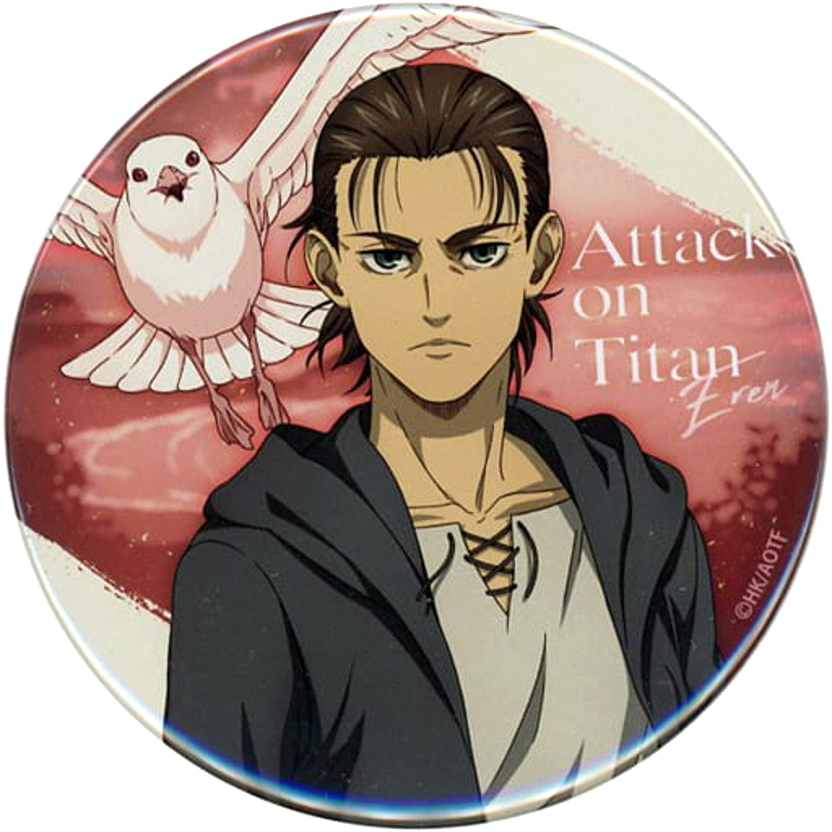 Attack on Titan Ellen Yeager Upper Body Waku Doki Kuji Fly to Next Hope Ver. BIG Can Badge Prize J Buttons [USED]