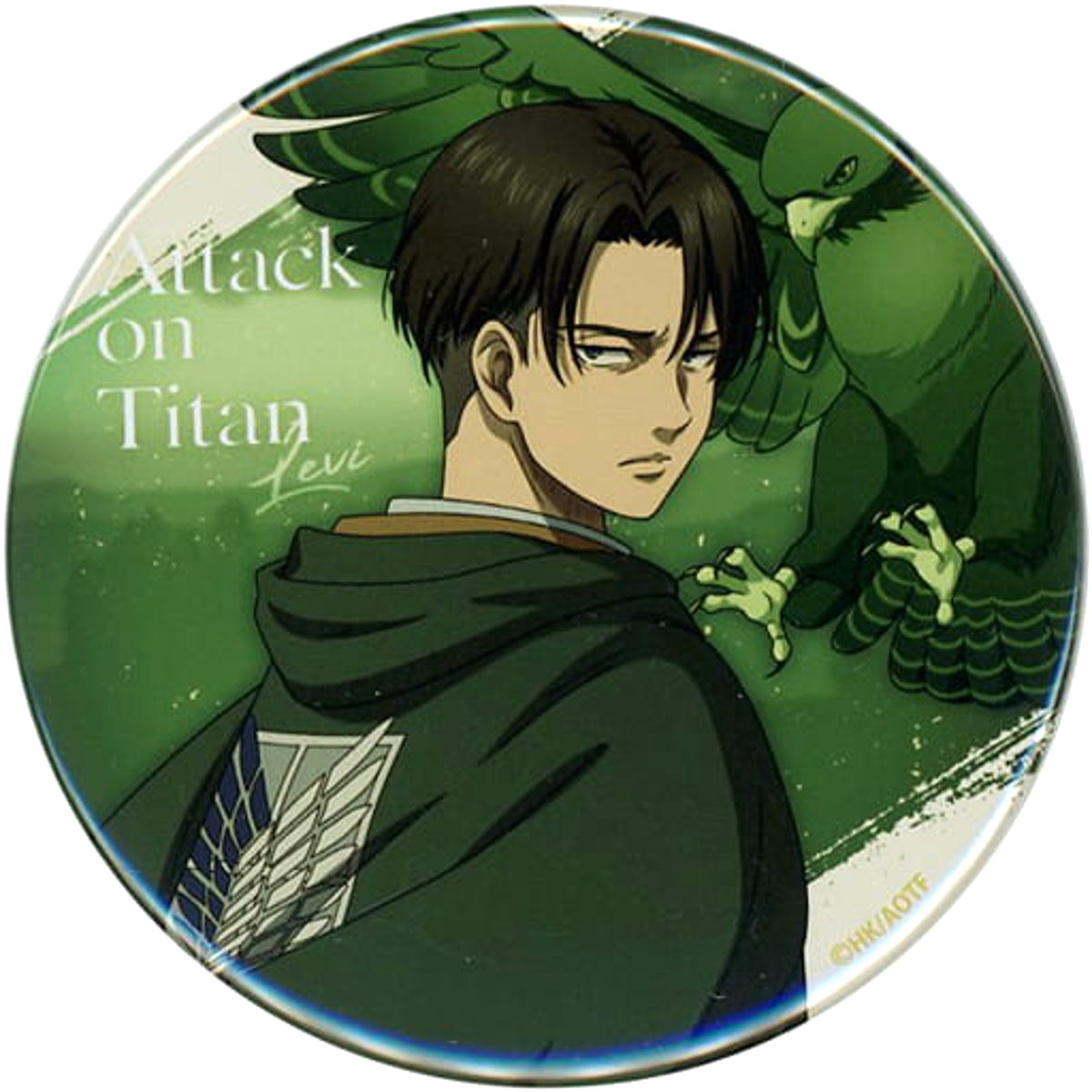 Attack on Titan Levi Ackerman Upper Body Waku Doki Kuji Fly to Next Hope Ver. BIG Can Badge Prize J Buttons [USED]