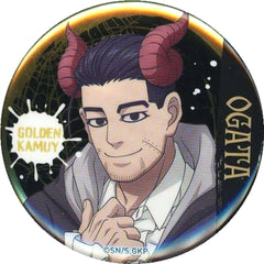 Golden Kamuy Hyakunosuke Ogata Trading Can Badge Lawson Store 100 Autumn Harvest Festival Limited Buttons [USED]