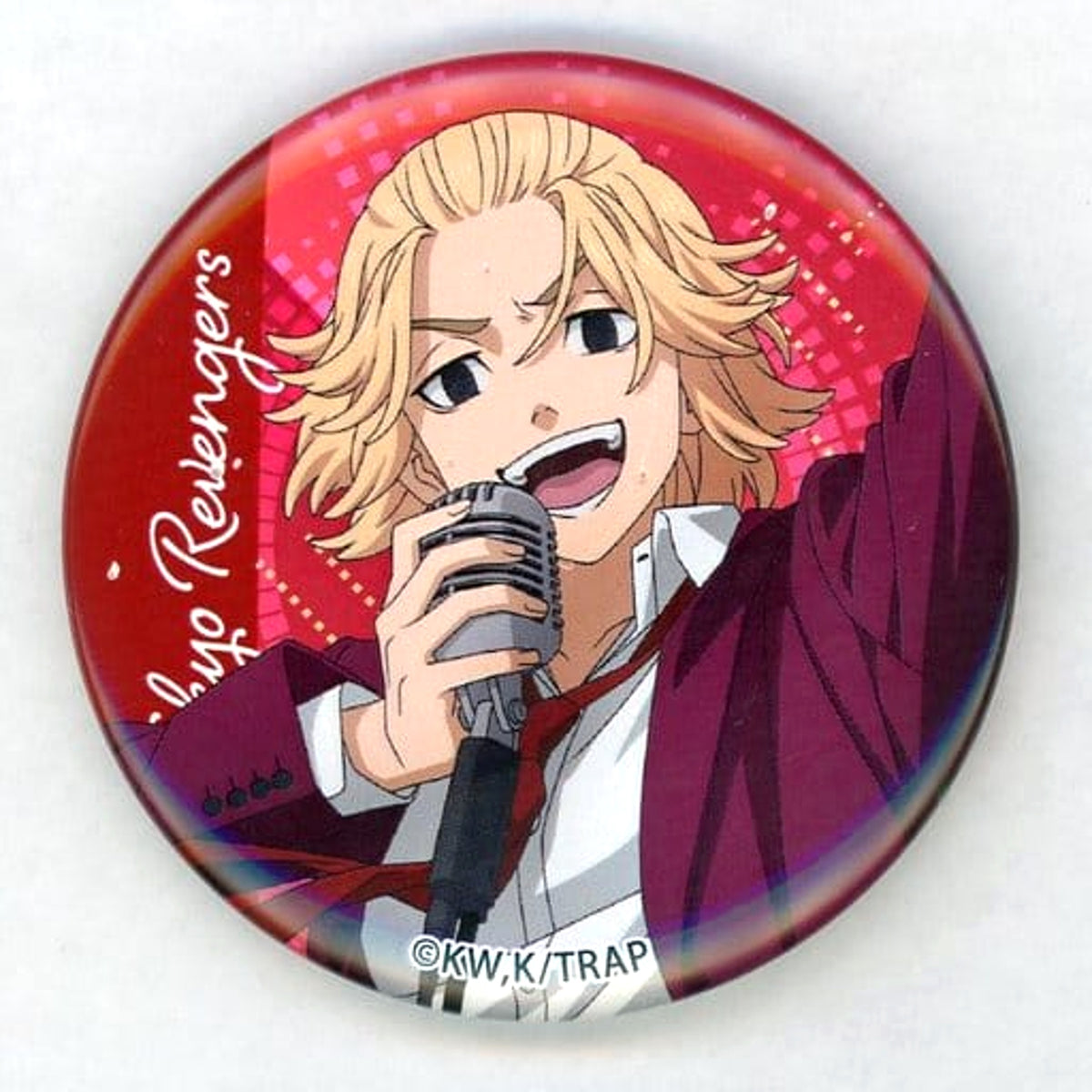 Tokyo Revengers Manjiro Sano Band Style Can Badge Buttons [USED]
