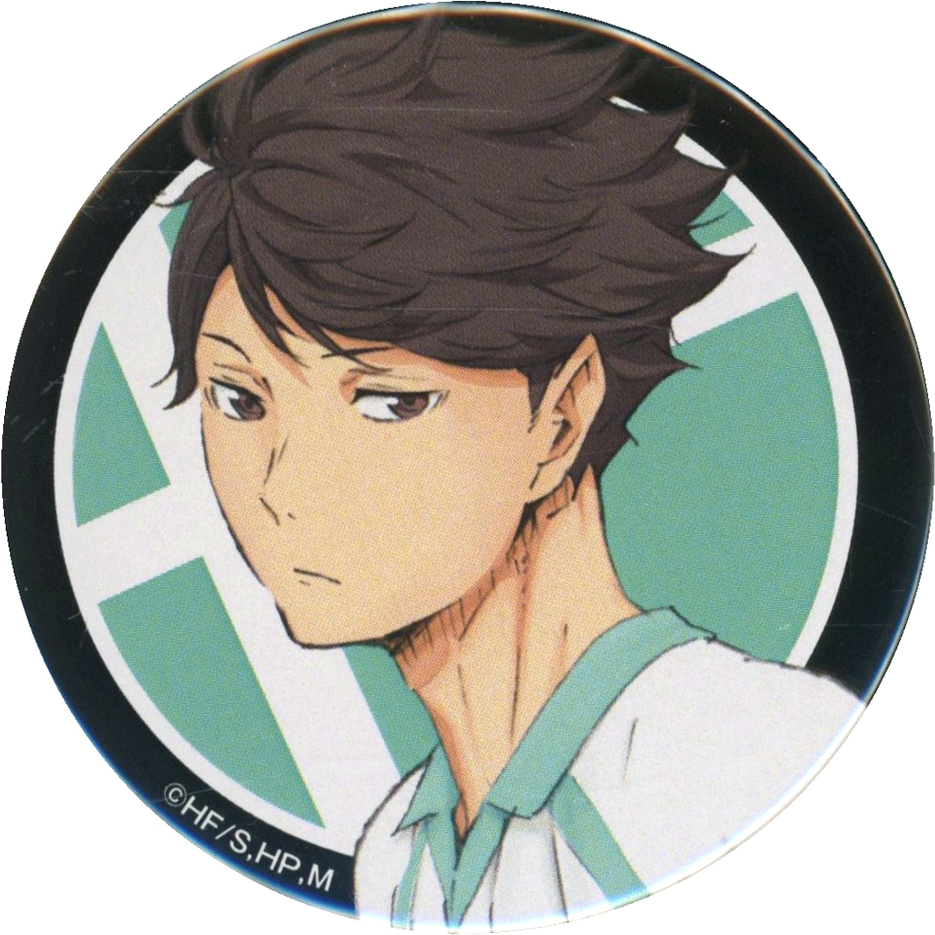 Toru Oikawa Haikyu!! Trading Button Aoba Johsai Date Tech Johzenji POP UP STORE Autumn Festival [USED]
