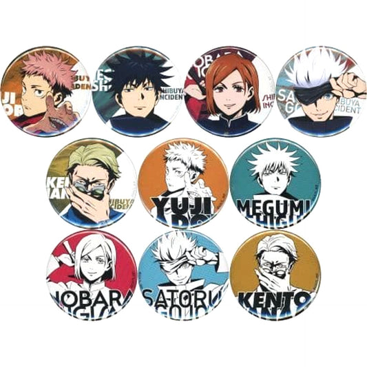 Megumi Fushiguro & Others Jujutsu Kaisen All 10 Types Set Random Button Default Style Ver. Shibuya Jihen o Taikan Seyo Tokyu Group Jujutsu Kaisen Pop Up Store Limited [USED]