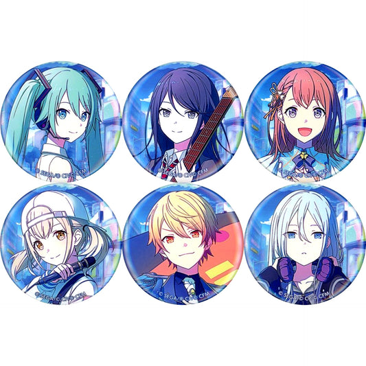 Group Hatsune Miku Colorful Stage Project SEKAI Brand New World Button Set [USED]
