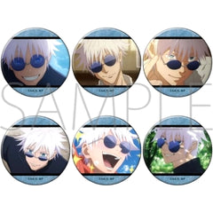 Jujutsu Kaisen Season 2 Satoru Gojo Character Badge Collection Satoru Gojo All 6 Types Set Buttons [USED]