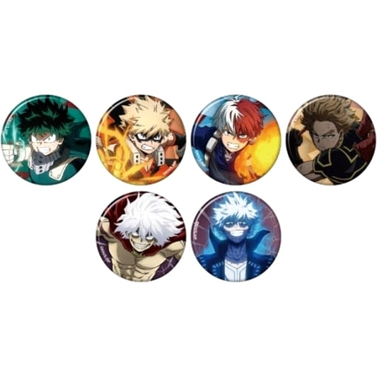 Katsuki Bakugo & Others My Hero Academia All 6 Types Set Chara Badge Collection [USED]
