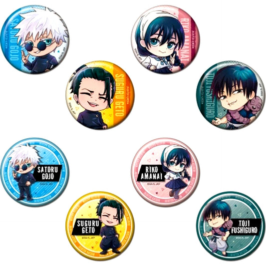 Set of 8 Jujutsu Kaisen Season 2 Hidden Inventory Premature Death Button Yurusta [USED]