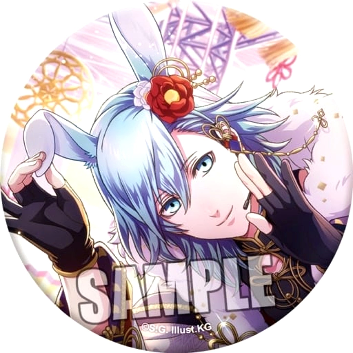 Uta no Prince Sama Shining Live Ai Mikaze Trading Can Badge Daylight Glow Live Another Shot Ver. Buttons [USED]