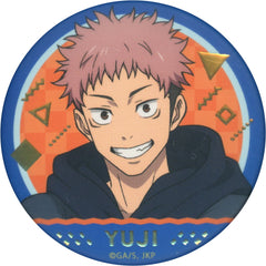 Jujutsu Kaisen Yuji Itadori Special Ver. Trading Mat Can Badge Holiday Ver. Marui Pop Up Shop Limited Buttons [USED]
