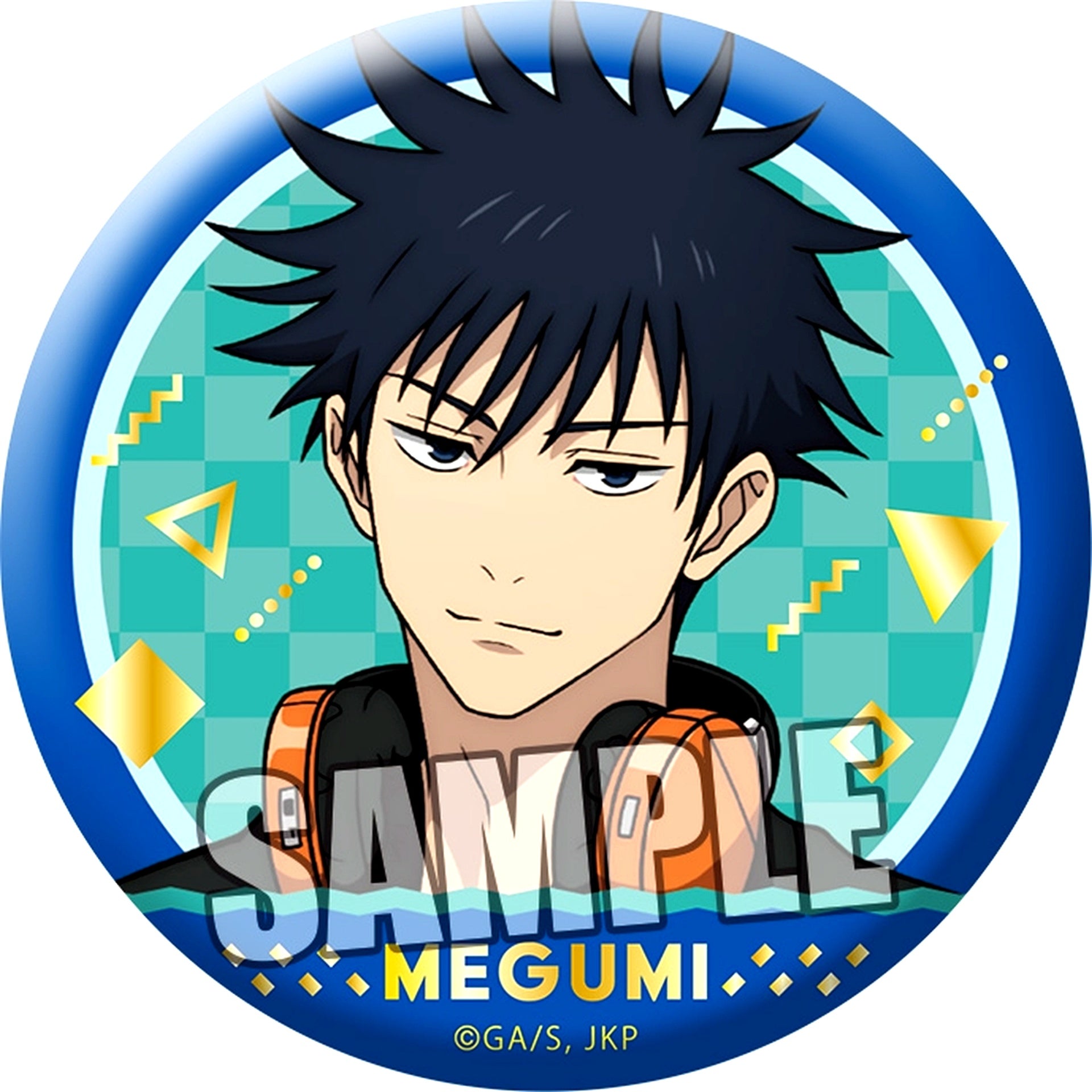 Megumi Fushiguro Special Ver. Jujutsu Kaisen Marui POP UP SHOP Trading Matte Button Holiday Ver. [USED]