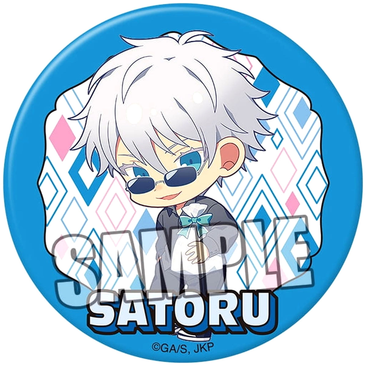 Jujutsu Kaisen Satoru Gojo Normal Ver. Trading Can Badge Present Ver. Marui Pop Up Shop Limited Buttons [USED]