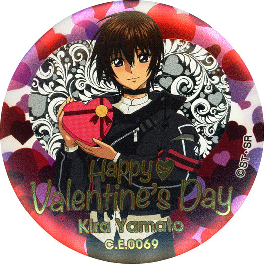 Kira Yamato Magnet Badge Mobile Suit Gundam SEED x Gundam Cafe Valentine Party C.E.0069 Ver. [USED]