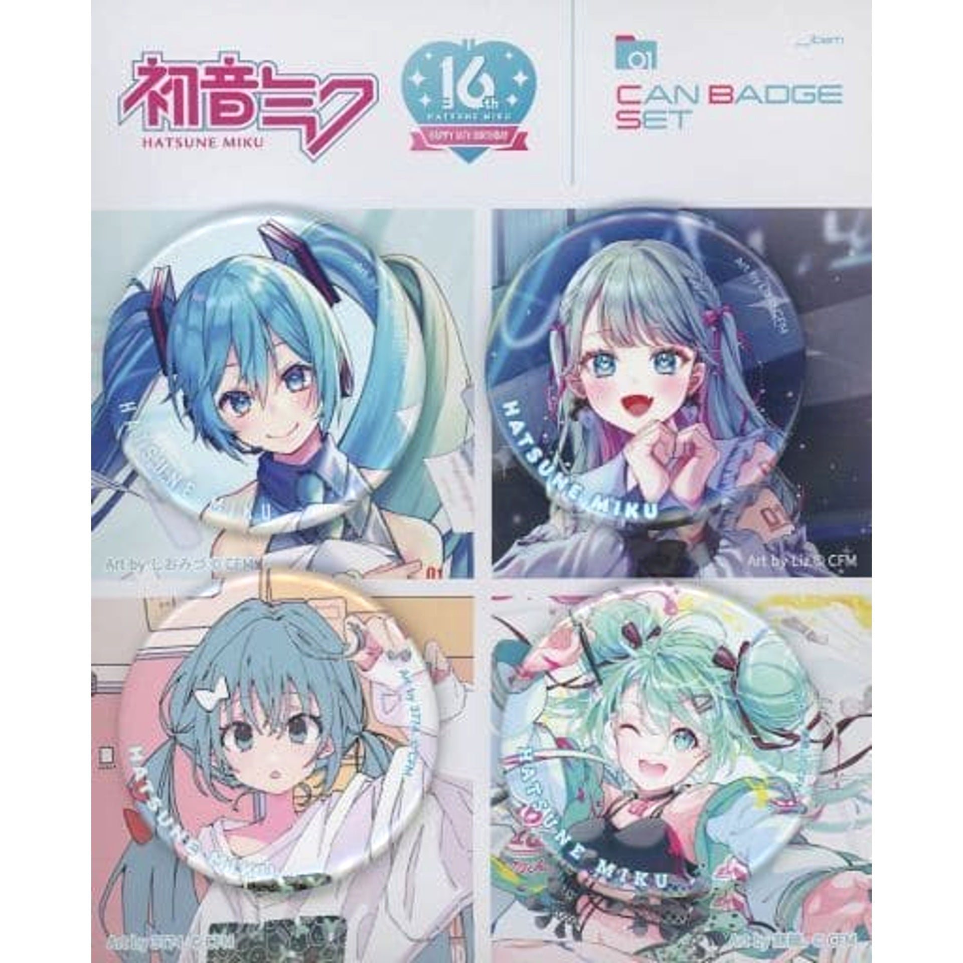 Hatsune Miku VOCALOID Memorial Button Set [USED]