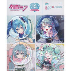 VOCALOID Hatsune Miku Memorial Can Badge Set Buttons [USED]