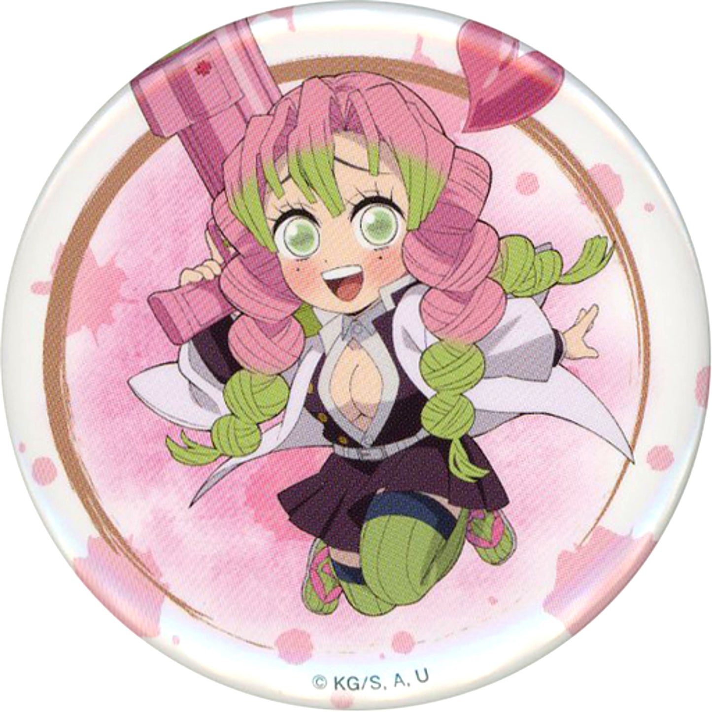 Mitsuri Kanroji Normal Demon Slayer Toei Kyoto Studio Park Kyoto Work 4 Summer Special Water Training Trading Button [USED]