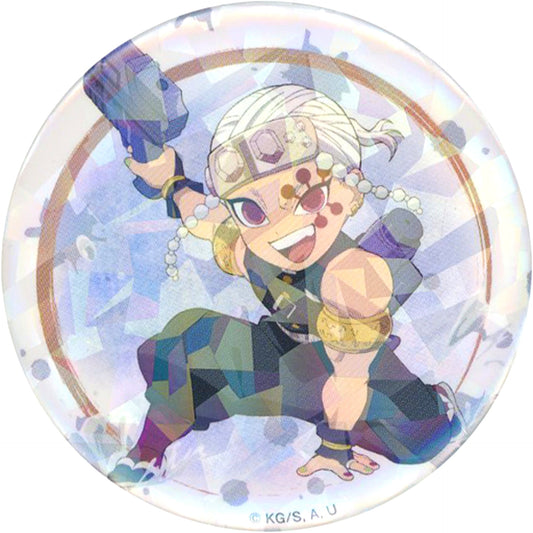 Tengen Uzui Holo Demon Slayer: Kimetsu no Yaiba Trading Button x Toei Kyoto Studio Park Kyo no Oshigoto 4 Natsu no Tokubetsu Suiren [USED]
