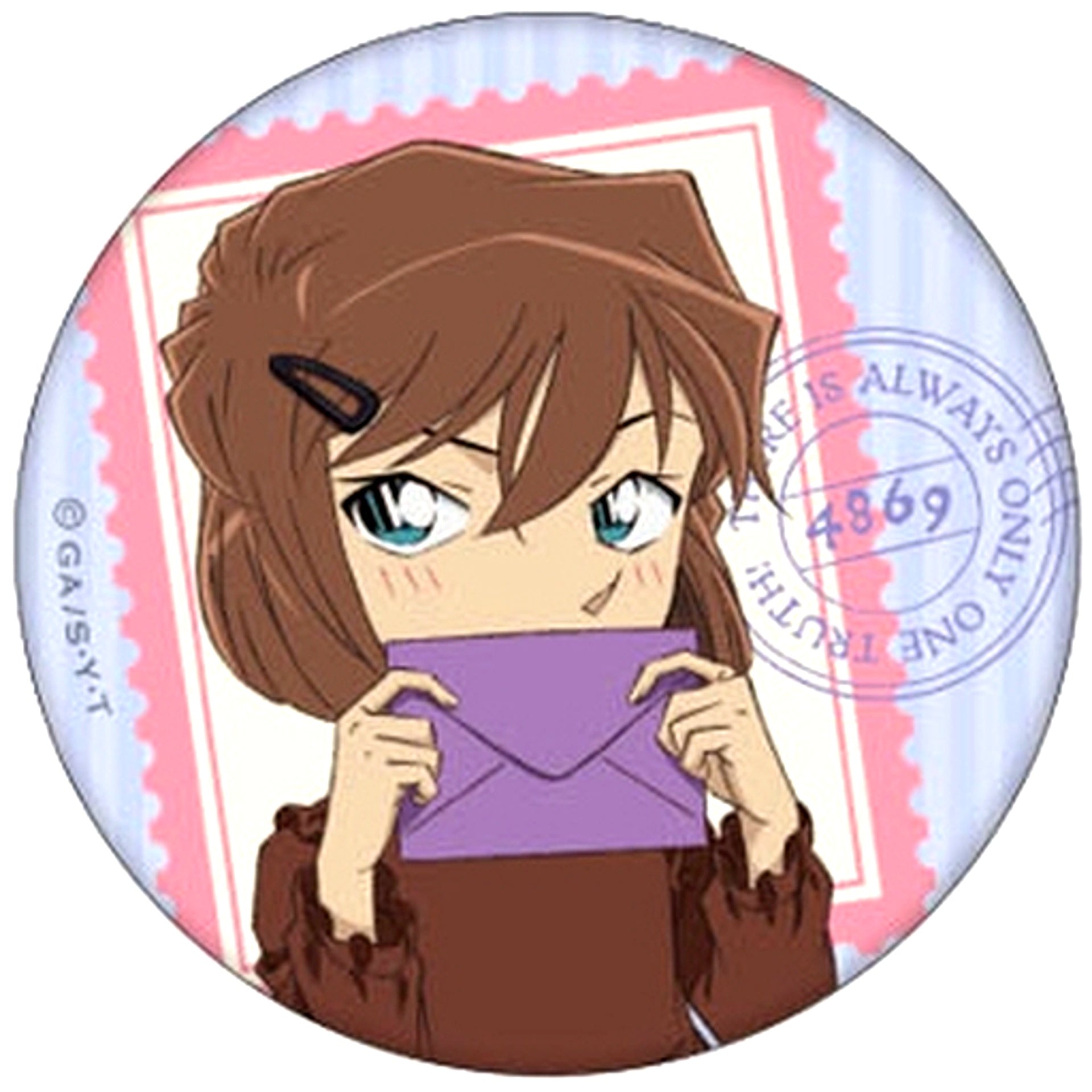 Ai Haibara A Detective Conan Button Collection Letter Series [USED]