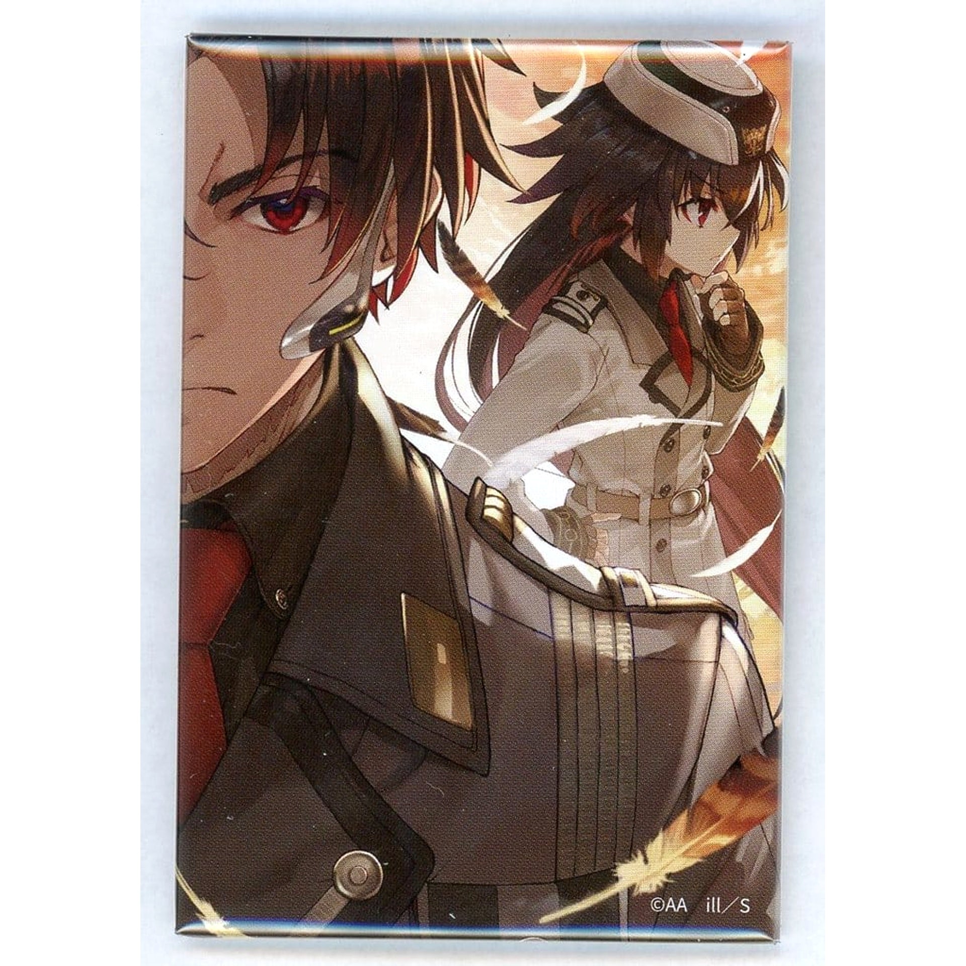 86 Volume 2 Cover Illustration Online Kuji Dengeki Bunko 30th Anniversary Square Can Badge Kujibikido Limited Prize D-2 Buttons [USED]