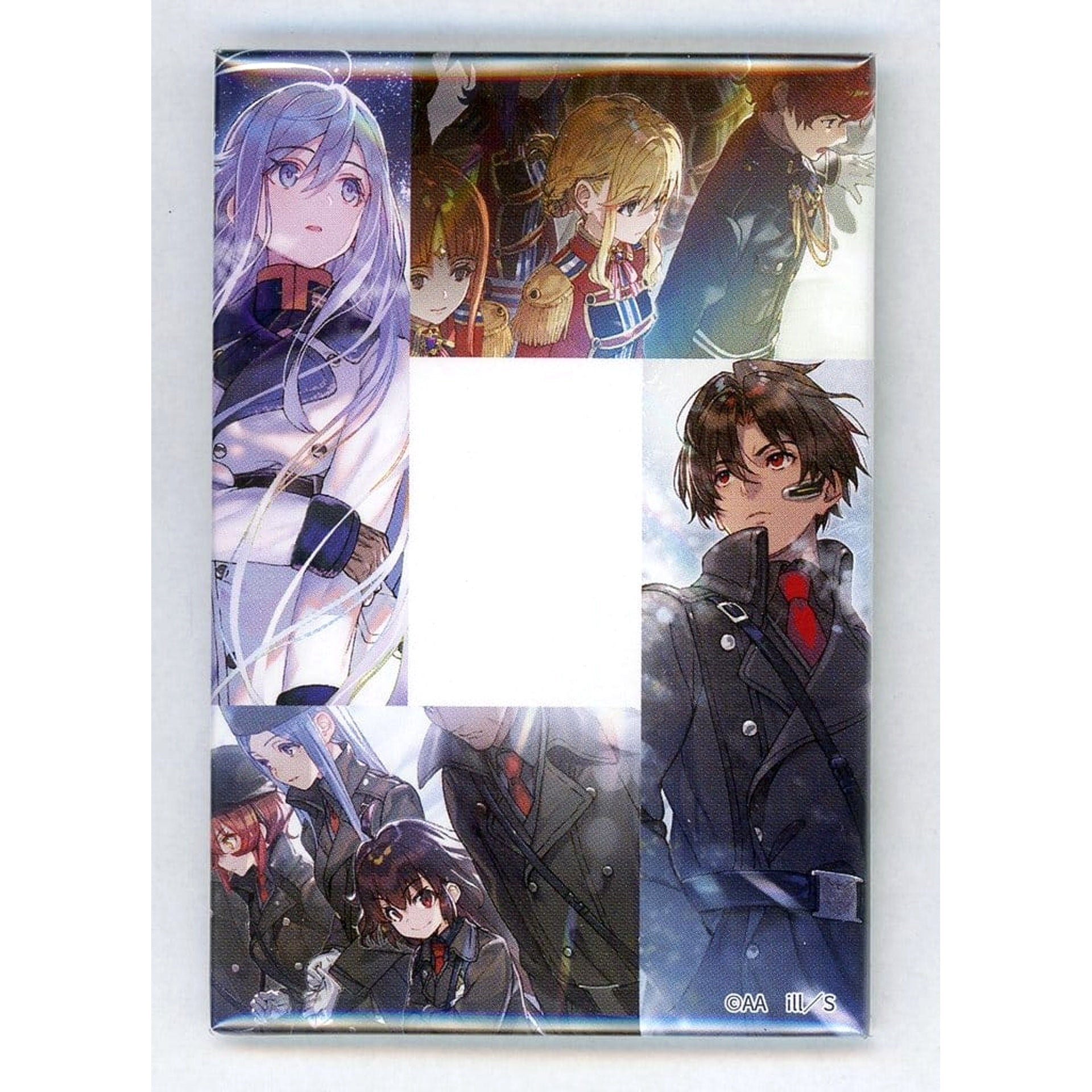 86 Volume 5 Cover Illustration Online Kuji Dengeki Bunko 30th Anniversary Square Can Badge Kujibikido Limited Prize D-5 Buttons [USED]
