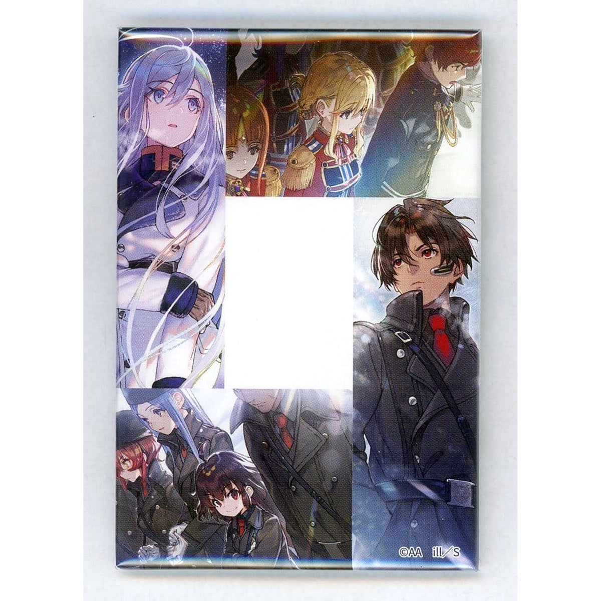 86 Volume 5 Cover Illustration Online Kuji Dengeki Bunko 30th Anniversary Square Can Badge Kujibikido Limited Prize D-5 Buttons [USED]