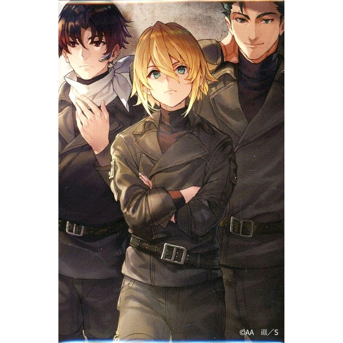 86 Volume 8 Cover Illustration Online Kuji Dengeki Bunko 30th Anniversary Square Can Badge Kujibikido Limited Prize D-8 Buttons [USED]