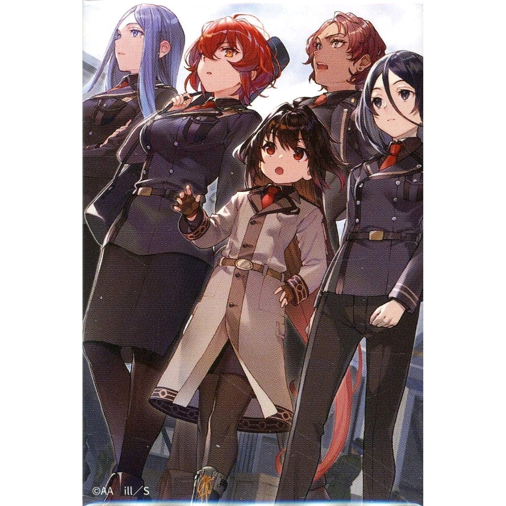 86 Volume 9 Cover Illustration Online Kuji Dengeki Bunko 30th Anniversary Square Can Badge Kujibikido Limited Prize D-9 Buttons [USED]