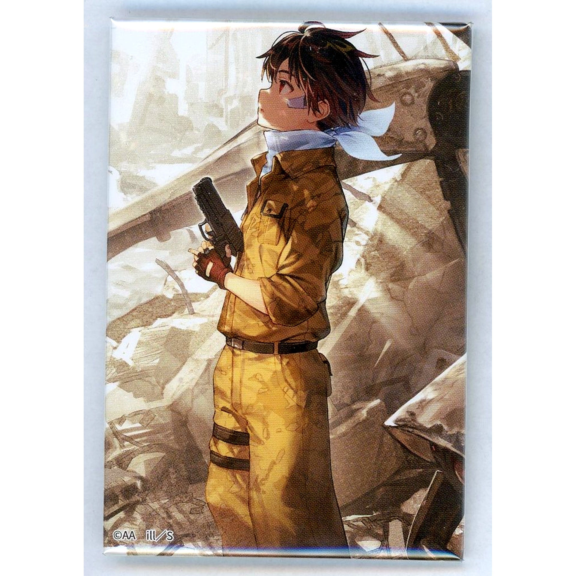 86 Eighty-Six Vol 10 Cover Illustration Square Button D-10 Prize Kujibikido Dengeki Bunko 30th Anniversary Online Kuji [USED]