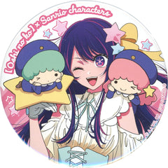 Oshi No Ko X Sanrio Characters Ai Hoshino Little Twin Stars A Online Kuji Can Badge Kujibikido Limited Prize E-1 Buttons [USED]
